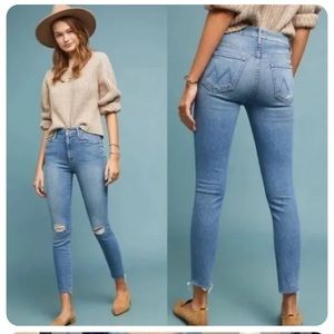 Mother looker ankle fray after all these years jeans size 26